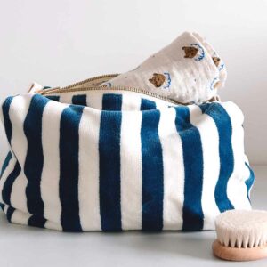 Trousse à toilette Vic Eponge Blue Midnight Rose in April