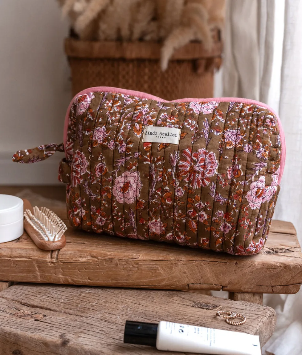 Trousse de toilette Bindi Atelier Kiala Biscuit Bindi Atelier