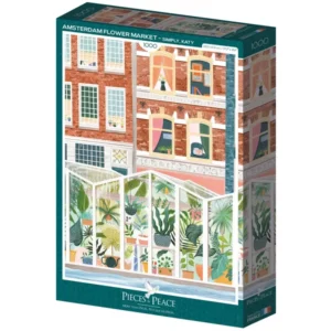 Amsterdam Flower Market Puzzle 1000 pièces Puzzle & Peace