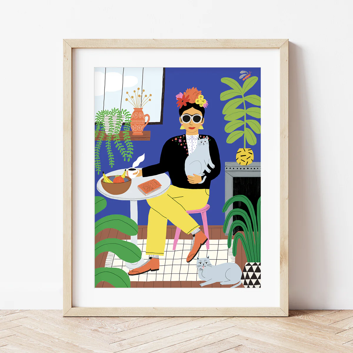 Coffret Peinture au Numéro La Fille aux Chats la Petite Epicerie c