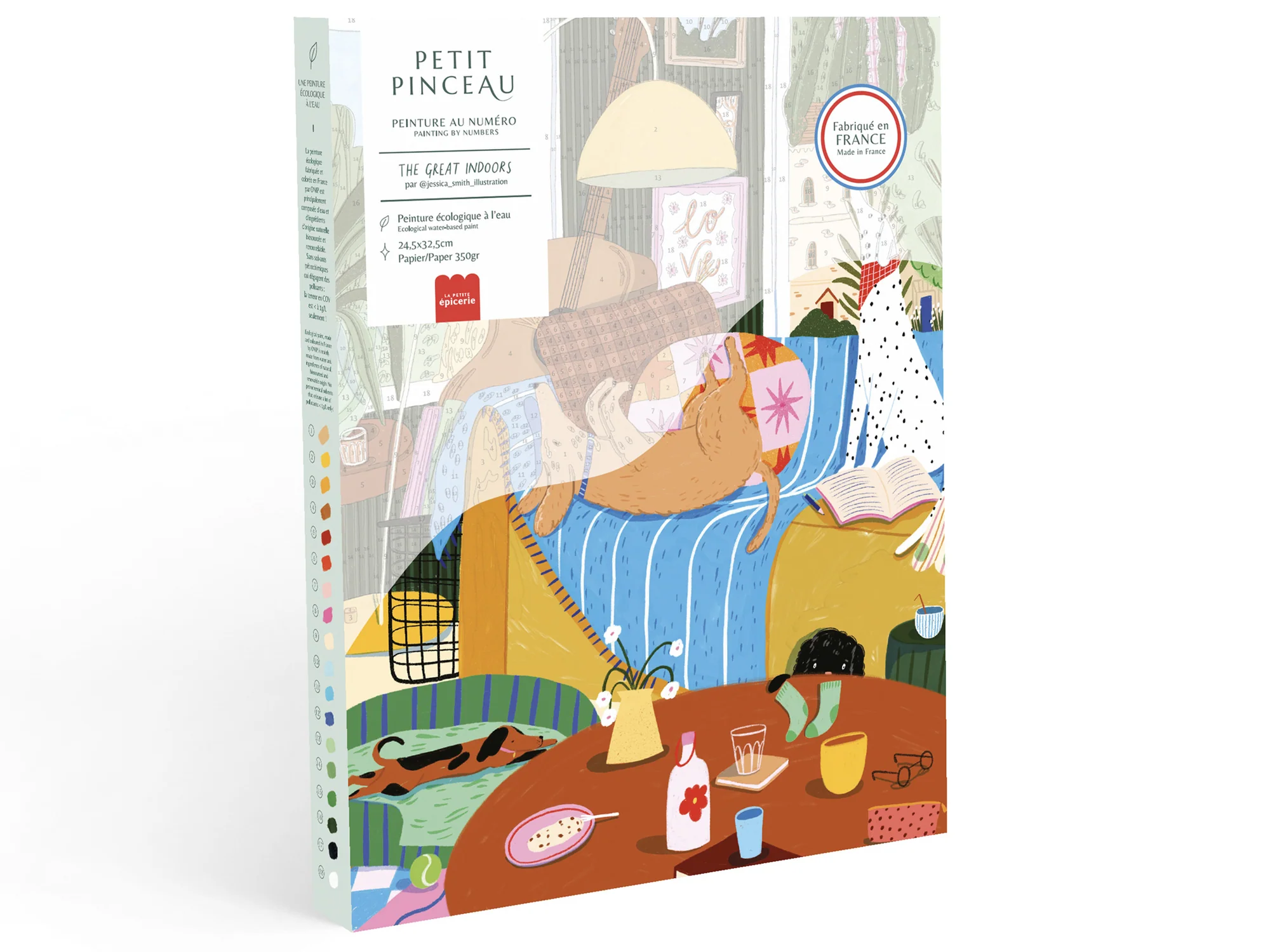 Coffret peinture au numéro Great Indoors la Petite Epicerie