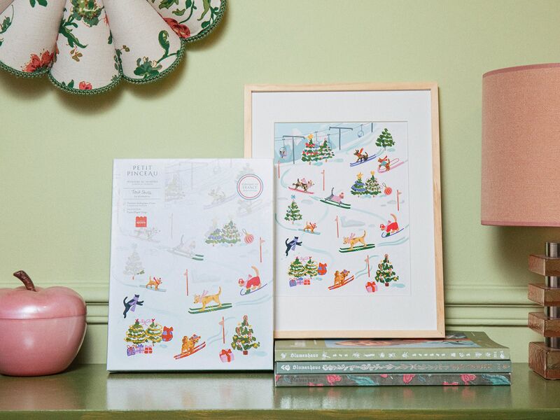 Coffret peinture au numéro Tout Schuss la Petite Epicerie b