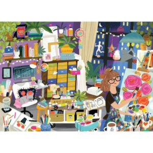 Puzzle 1000 Pièces Mon Lieu Préféré l'Atelier d'Art Puzzle & Peace