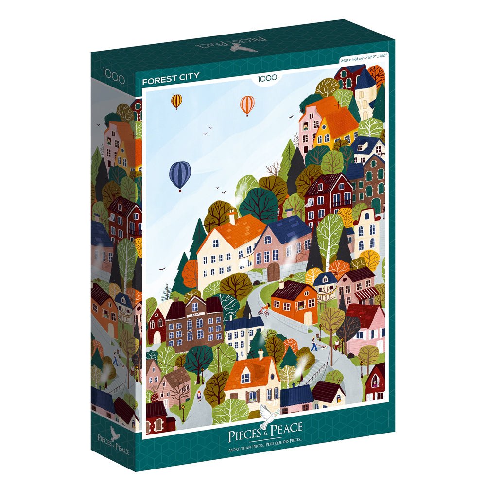 Puzzle 1000 pièces Forest City Puzzle & Peace