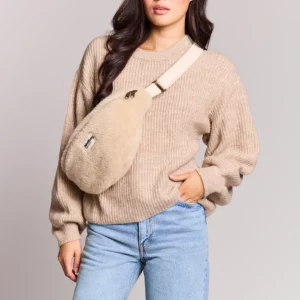 Sac banane Sasha Teddy beige Hindbag