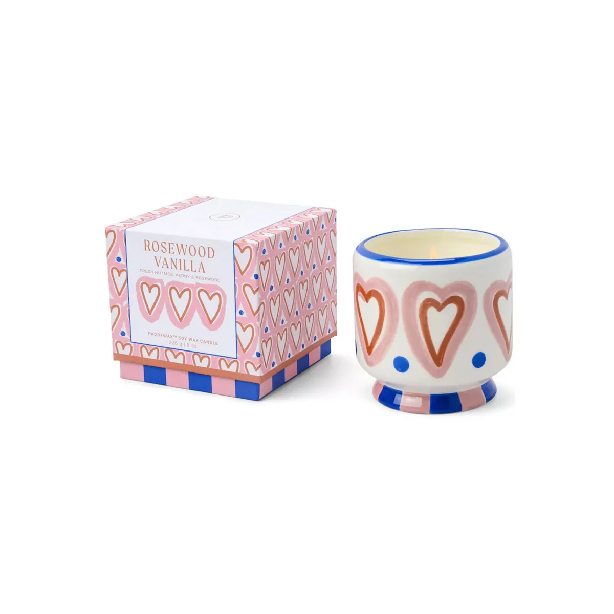 Bougie en céramique Coeurs Vanille Paddywax c