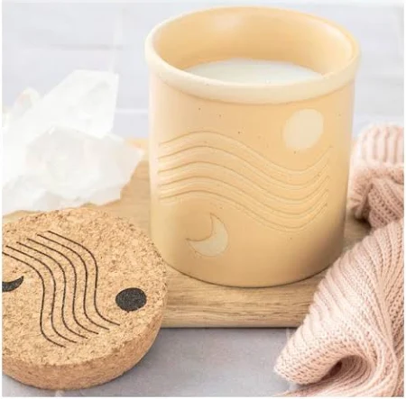 Bougie en céramique Dune Jaune Zeste d’orange et bergamote Paddywax