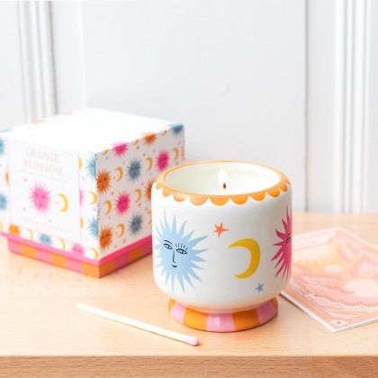 Bougie en céramique Soleil Orange Paddywax c
