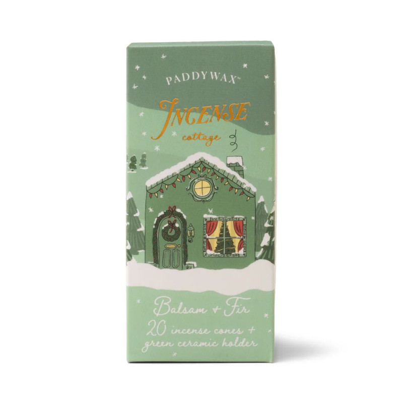 Porte encens Cottage Vert Baume & Sapin Paddywax c