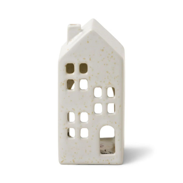 Porte encens Maison Blanche Tabac en bois de teck Paddywax b