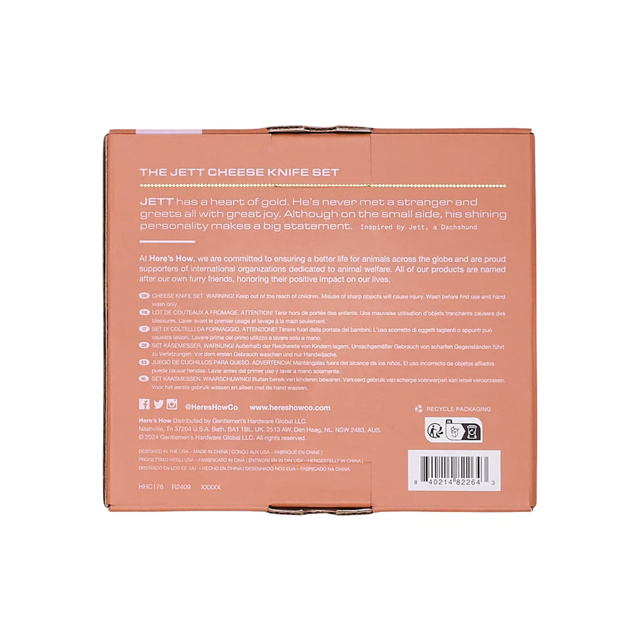 Set à fromage Jett Here's How c