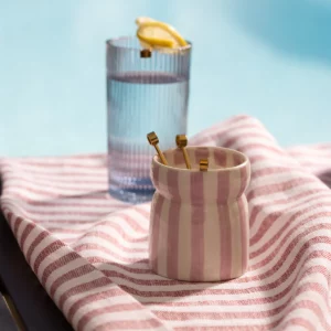 Bougie Cabana Rayures Lavande Grecian Sand Paddywax