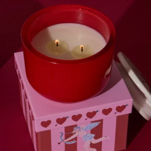 Bougie Charmed Rouge Coeur Figue sauvage & Rose Paddywax