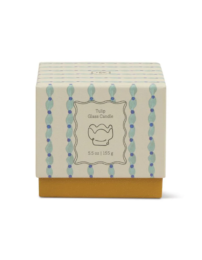 Bougie Tulipe Orange et bleu Jardin & Bosquet Paddywax b