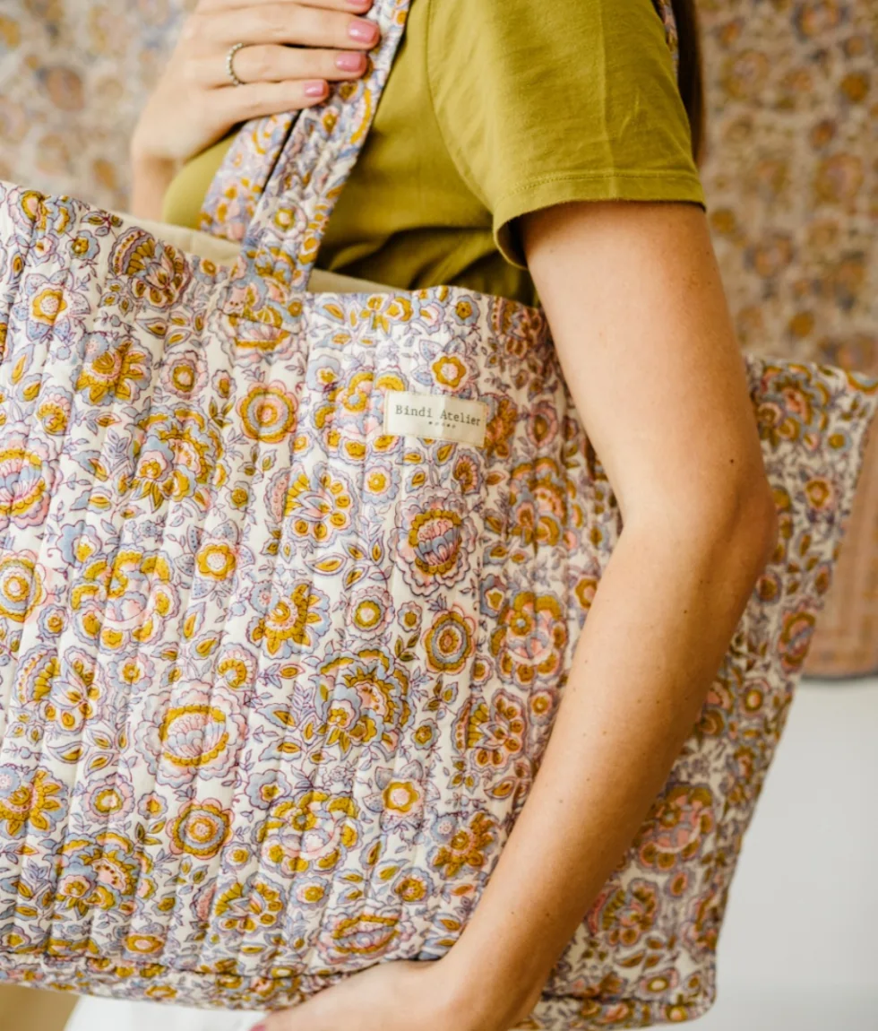 Cabas Garda Bleuet Bindi Atelier b