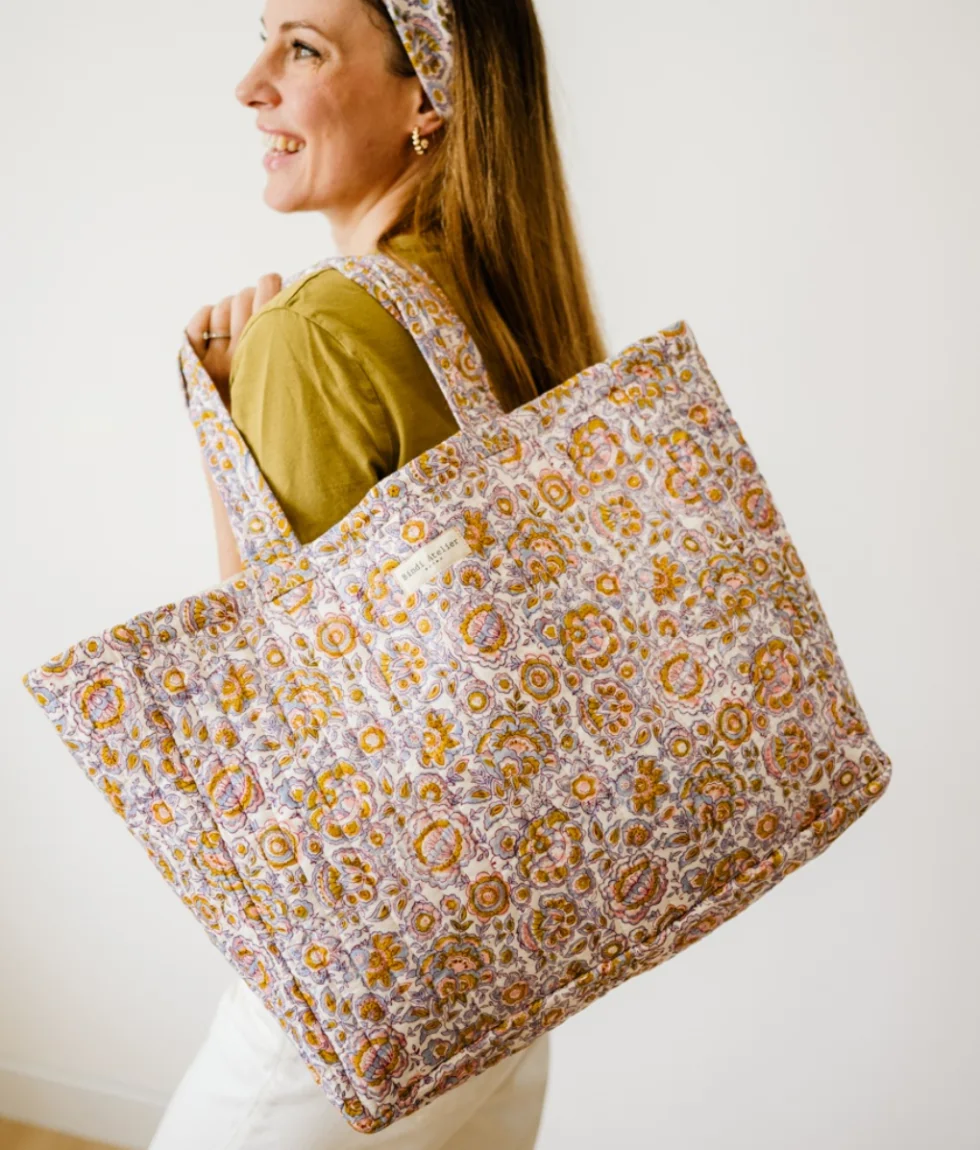 Cabas Garda Bleuet Bindi Atelier