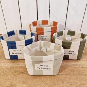 Corbeille en tissu enduit Maison Du Bonheur Sophie Janière