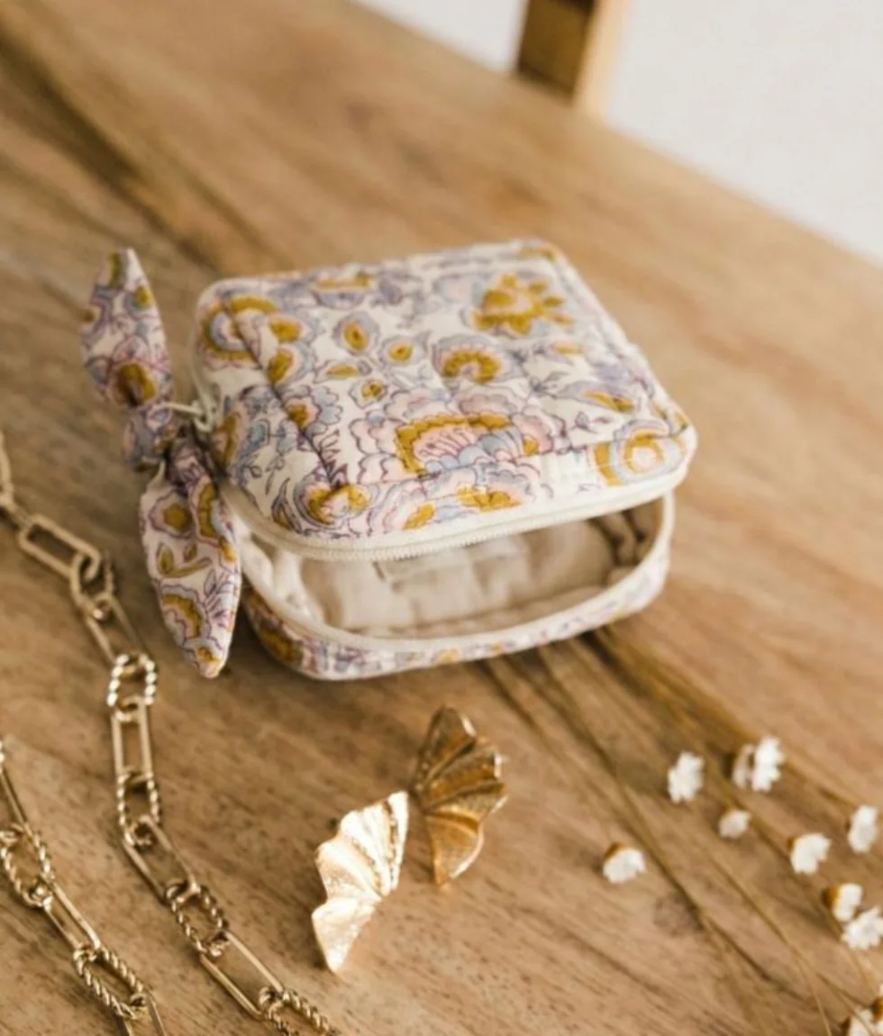 Etui à bijoux Garda Bleuet Bindi Atelier