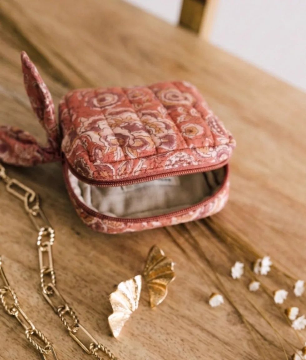Etui à bijoux Garda Framboise Bindi Atelier