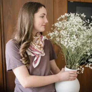 Grand foulard indien Folk Story Pétale Bindi Atelier