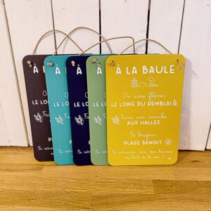 Pancarte La Baule Sophie Janière