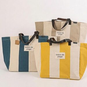 Sac Talensac Rayures Bazar de Plage Sophie Janière