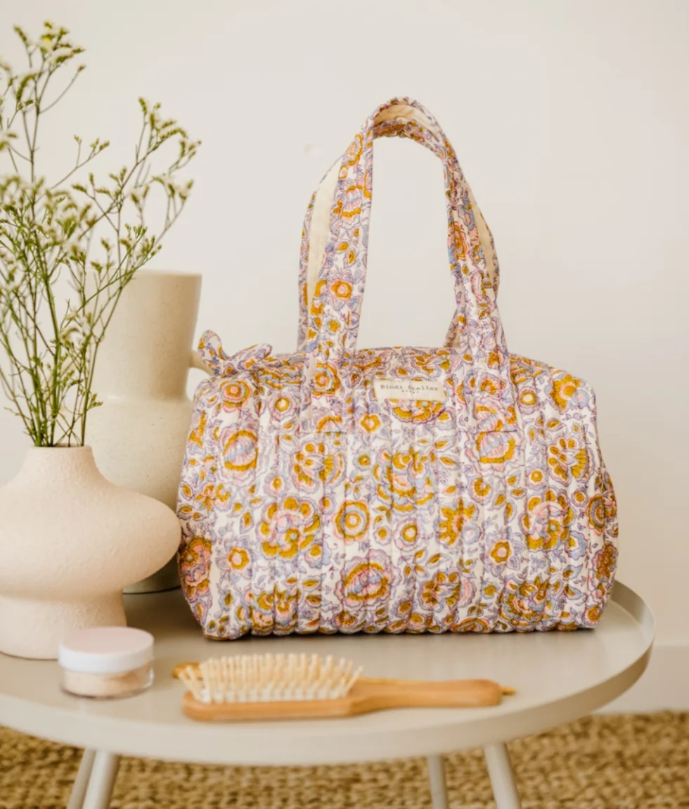 Sac vanity Garda Bleuet Bindi Atelier