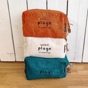 Trousse Eponge Charlie Soleil plage et papotage Sophie Janière