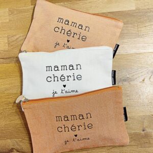 Trousse Plate Chambray Maman Chérie Sophie Janière