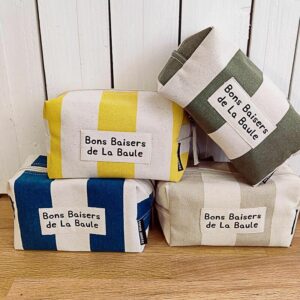 Trousse Rayures Charlie Bons baisers de la Baule Sophie Janière