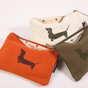 Trousse plate Teckel Sophie Janière